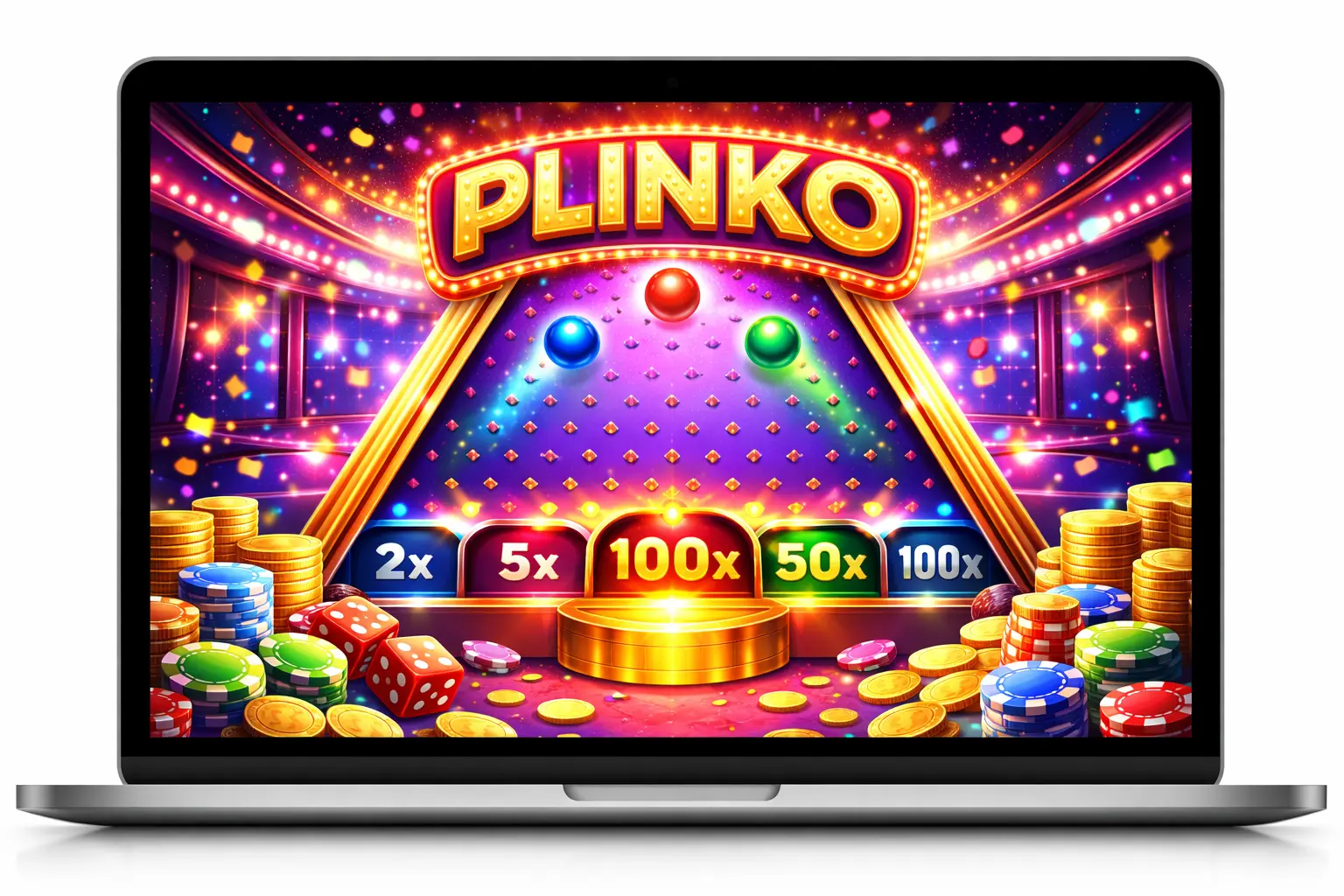 Slot detaljer for Hacksaw Gamings Plinko